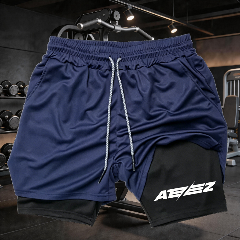 Cross Print 2 in 1 Workout Run - مراجعة Compression Shorts Athletes وسعره