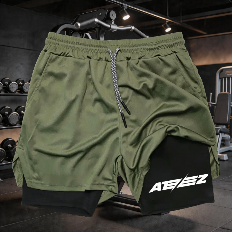 Cross Print 2 in 1 Workout Run - مراجعة Compression Shorts Athletes وسعره