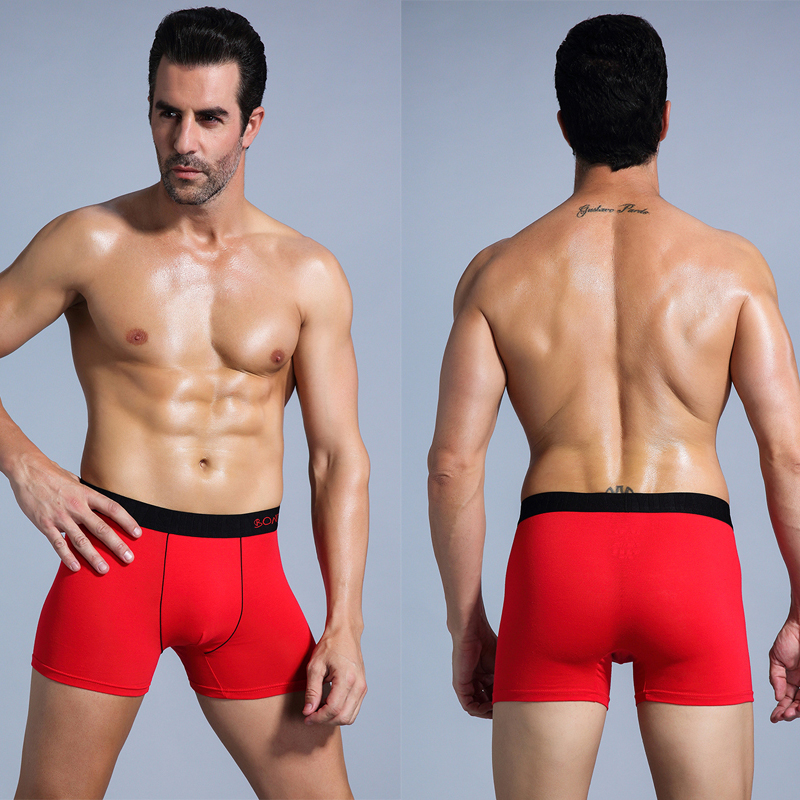 6pcs White Men Panties Cotton  - مراجعة Boxer Brief Pack Cotton وسعره