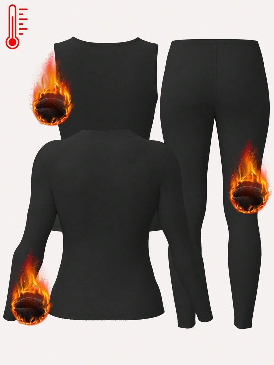 3pcs Women's Thermal Lined The - مراجعة Quick Dry Underwear وسعره