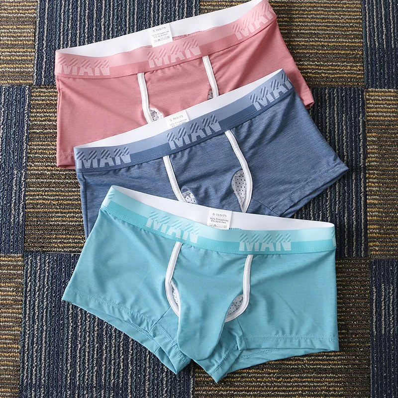 Men's Ice Silk Boxer Briefs, B - مراجعة Mesh Sport Boxer وسعره