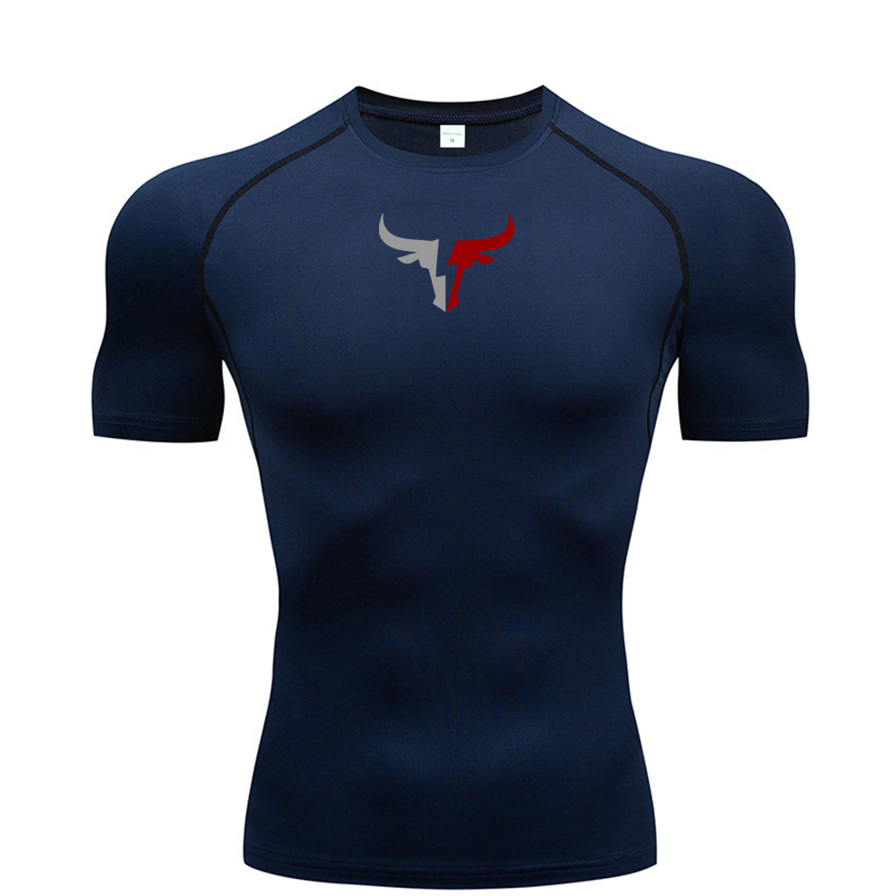 Men's bull head compression T- - مراجعة T Shirt Tight Fit وسعره