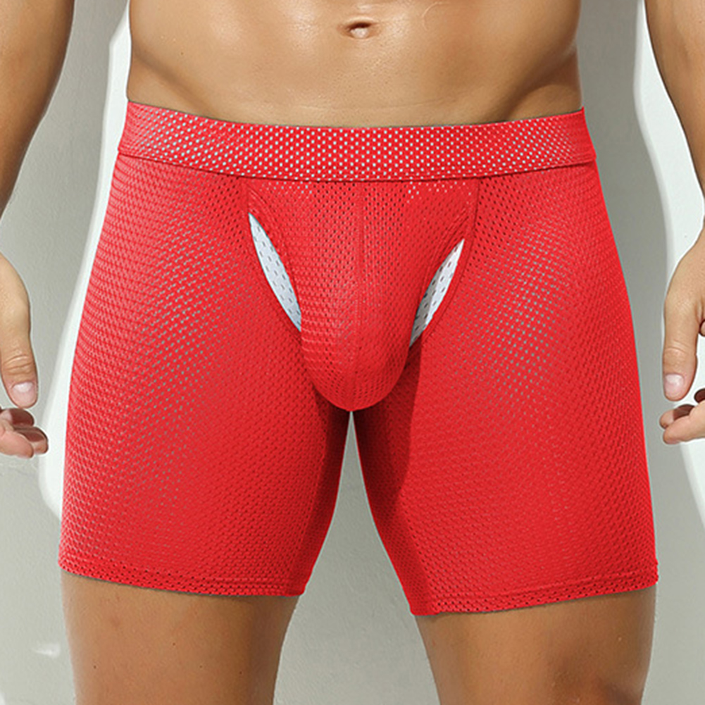 Sexy Lingerie Mens Mesh Underw - مراجعة Long Leg Trunk Men وسعره