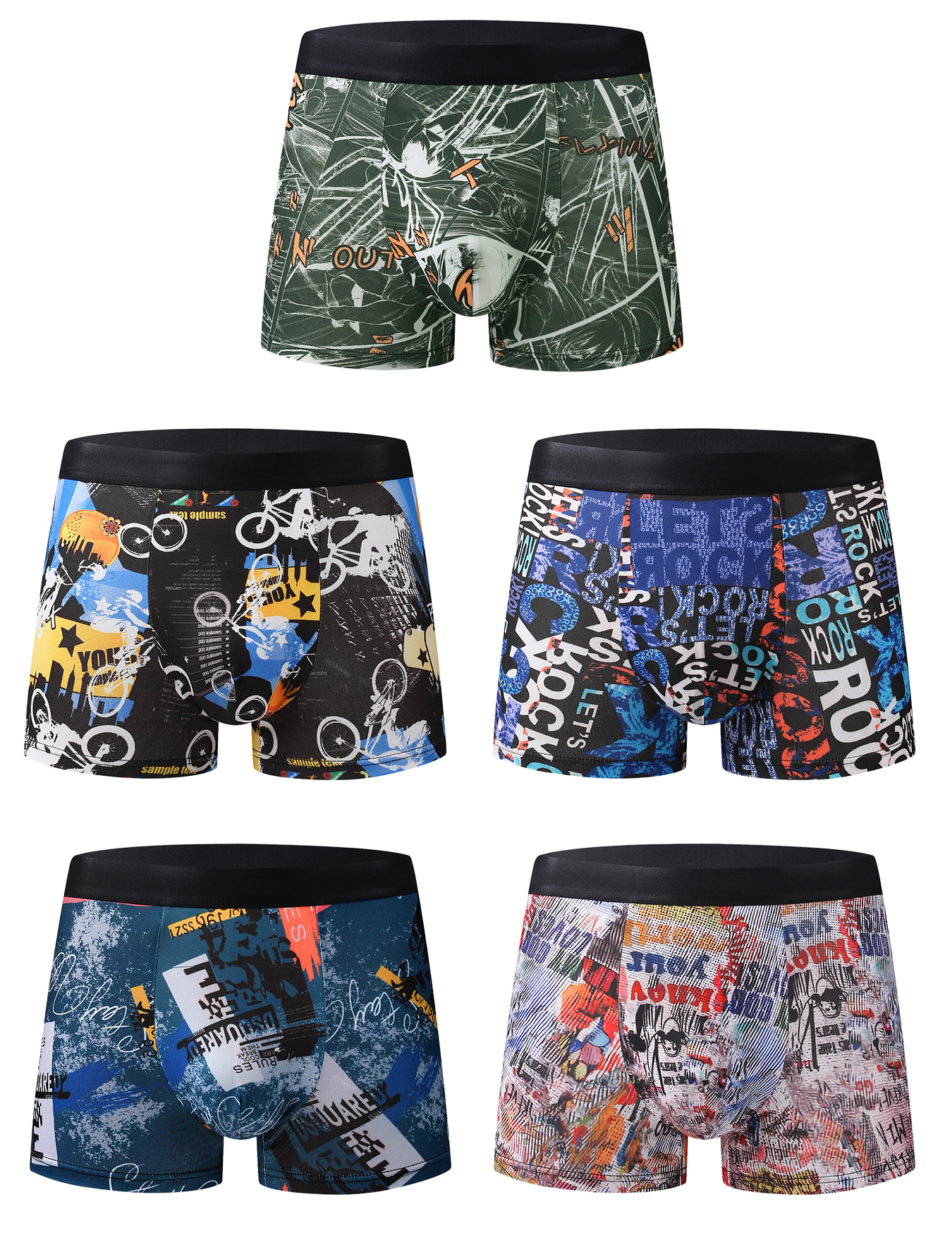 10-pack fashionable men's boxe - مراجعة Multi Pack Underwear وسعره