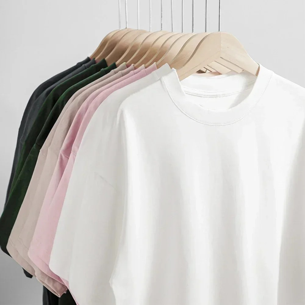 Black 450g Heavyweight Cotton  - مراجعة Undershirt Crew Neck وسعره