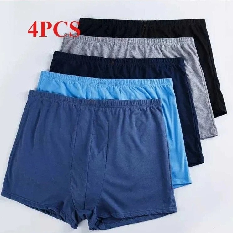 4-Pack Men's Big Tall Cotton B - مراجعة Boxer Brief Pack Cotton وسعره