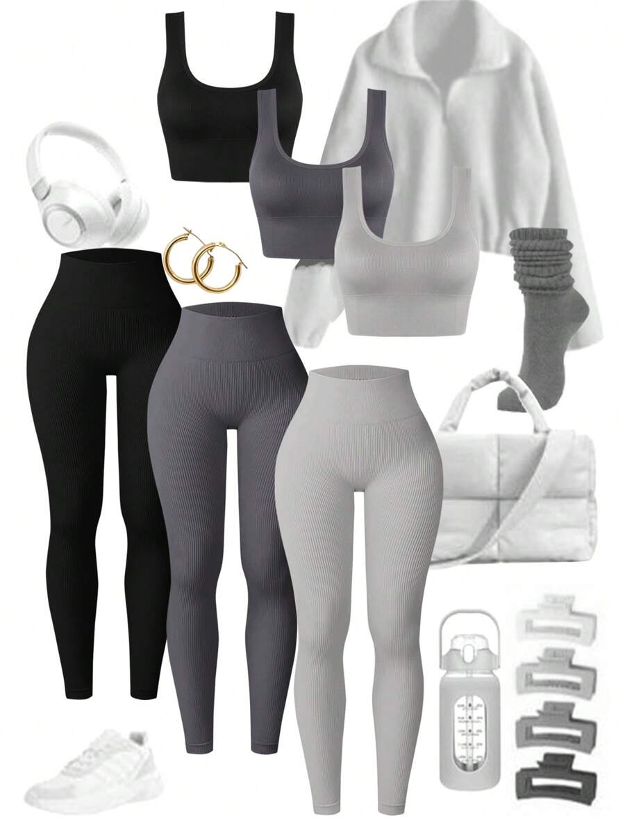 Ribbed Seamless Tank Top And H - مراجعة Tank Top Ribbed وسعره