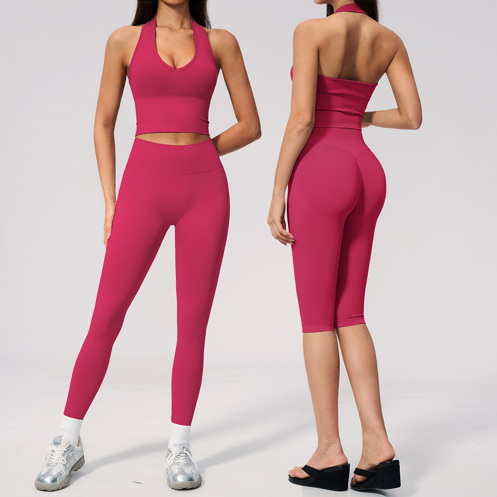 Seamless Yoga Suit 2PCS Women  - مراجعة Compression Shorts Athletes وسعره