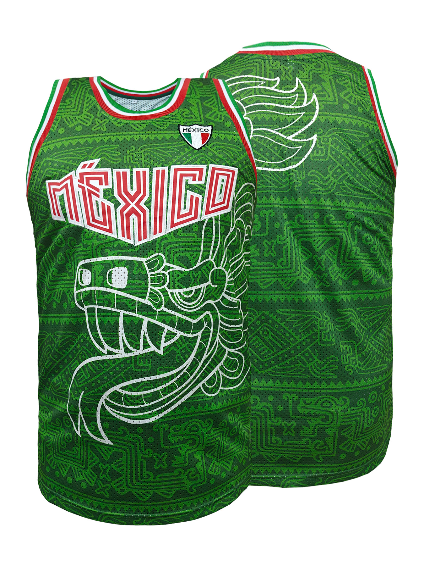 Mexico Embroidered Basketball  - مراجعة Sleeveless Undershirt وسعره
