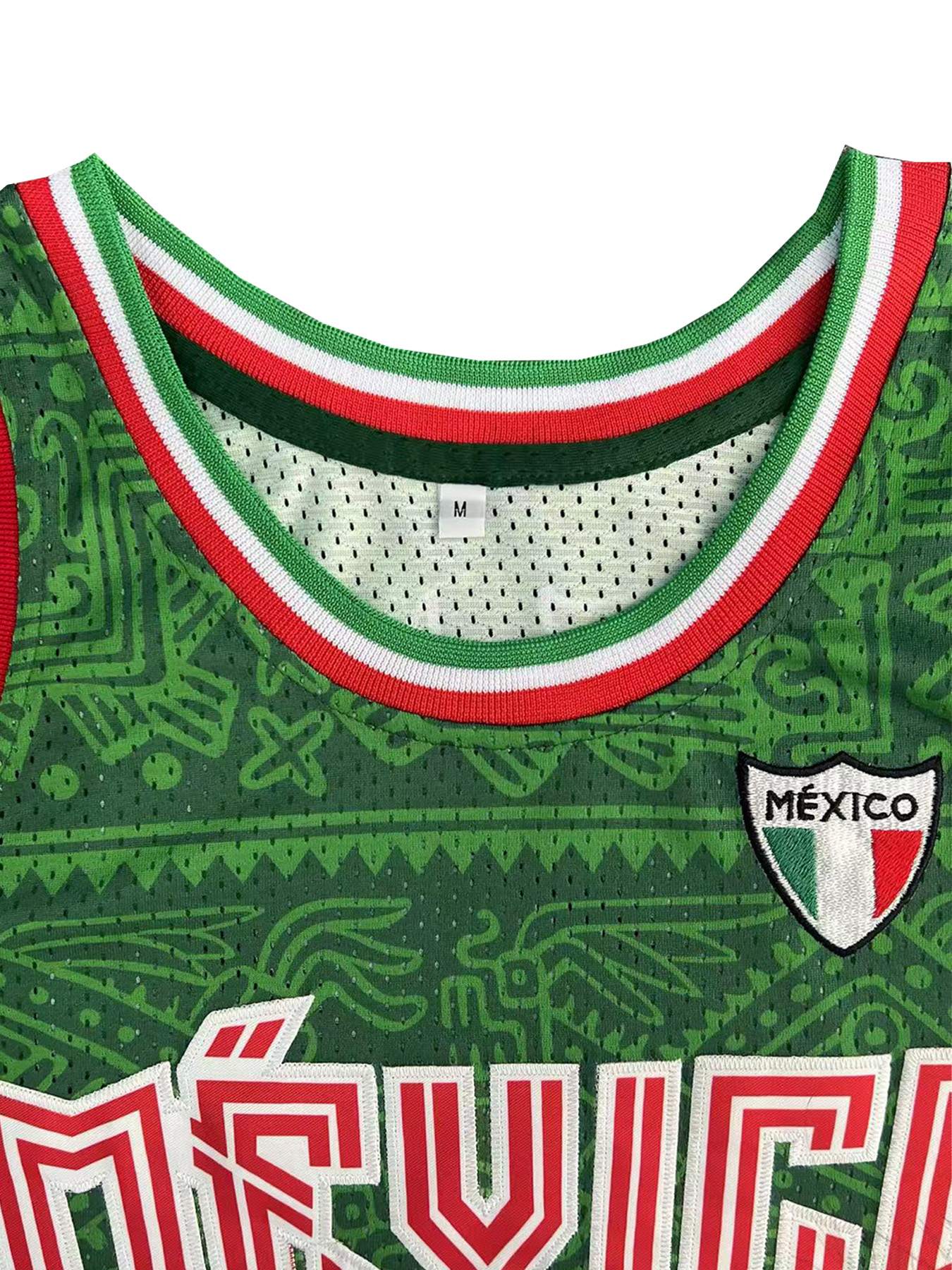 Mexico Embroidered Basketball  - مراجعة Sleeveless Undershirt وسعره