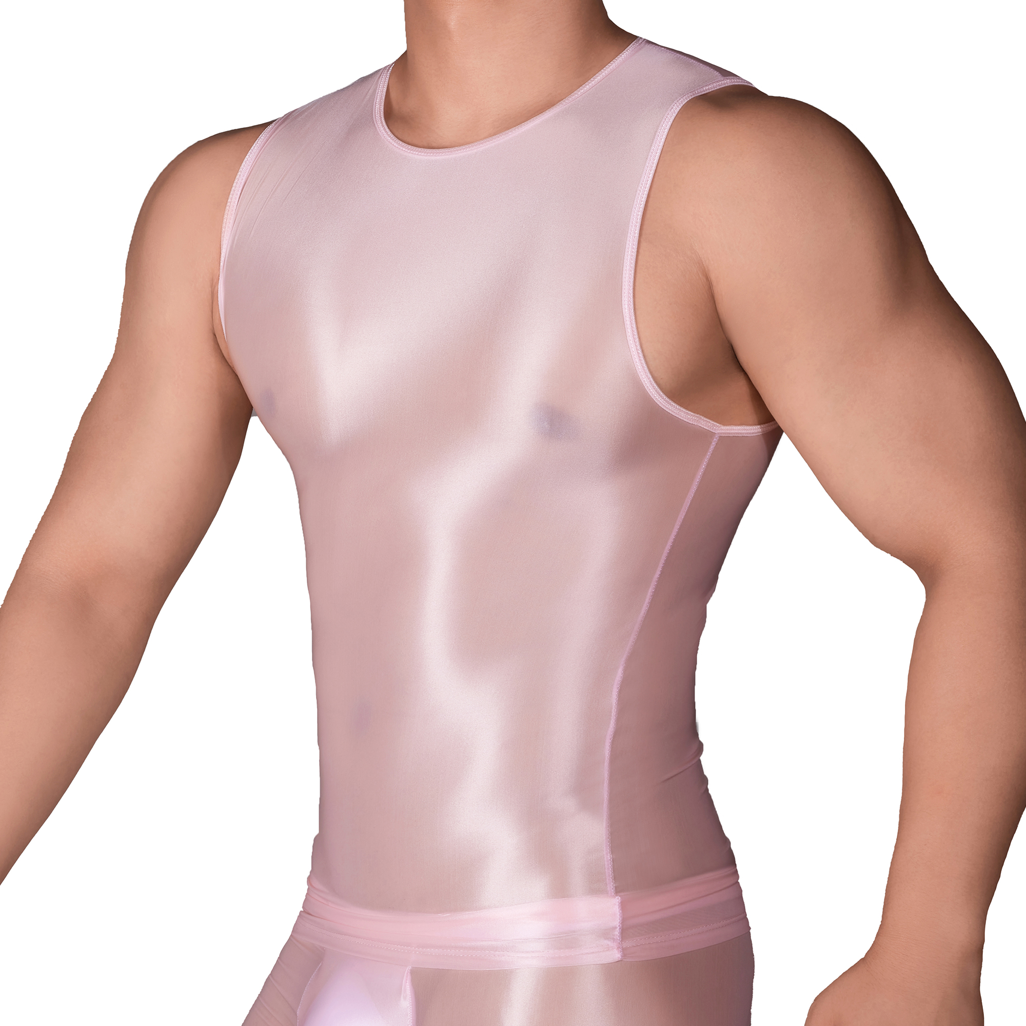 Solid Color Men's Slim Smooth  - مراجعة Sleeveless Undershirt وسعره