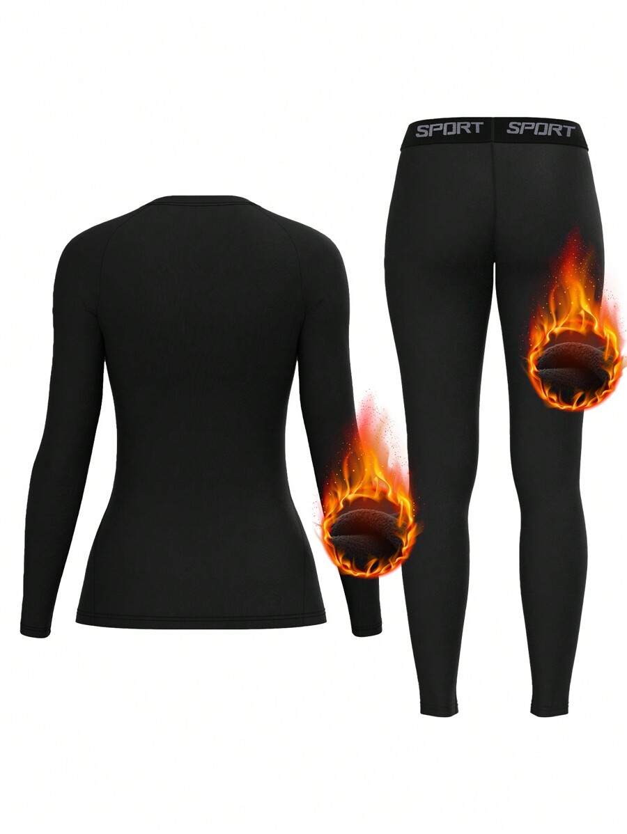 Women Fleece Thermal Underwear - مراجعة Base Layer Top وسعره