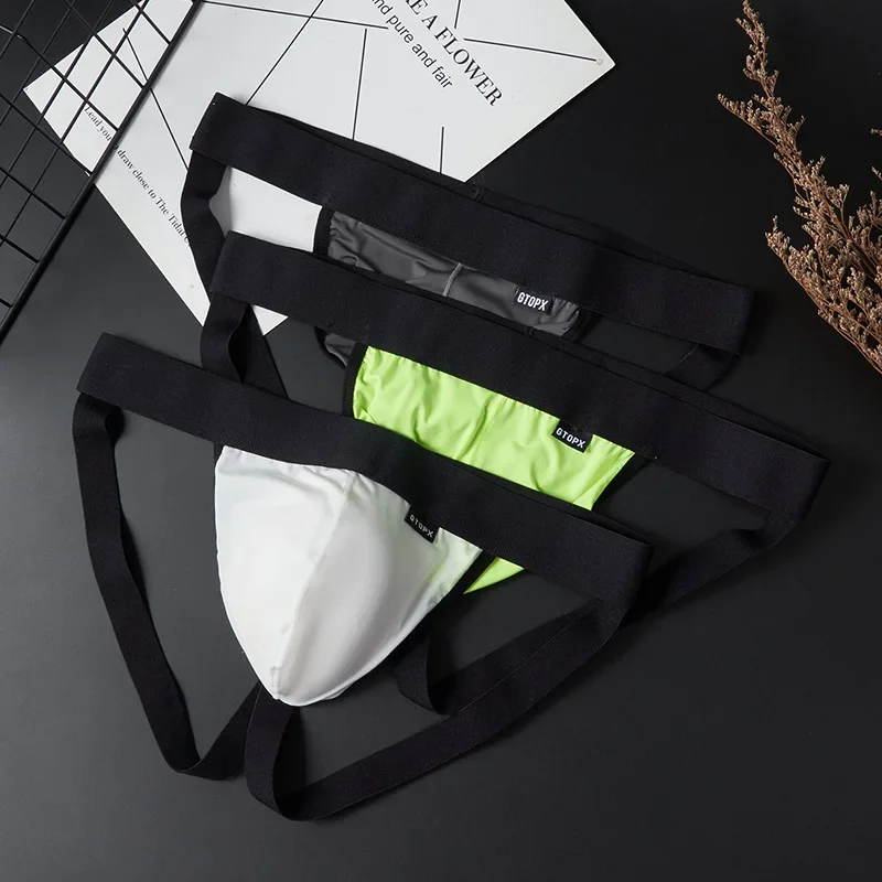 Men's Ice Silk Jockstrap Doubl - مراجعة Jockstrap Athletic وسعره