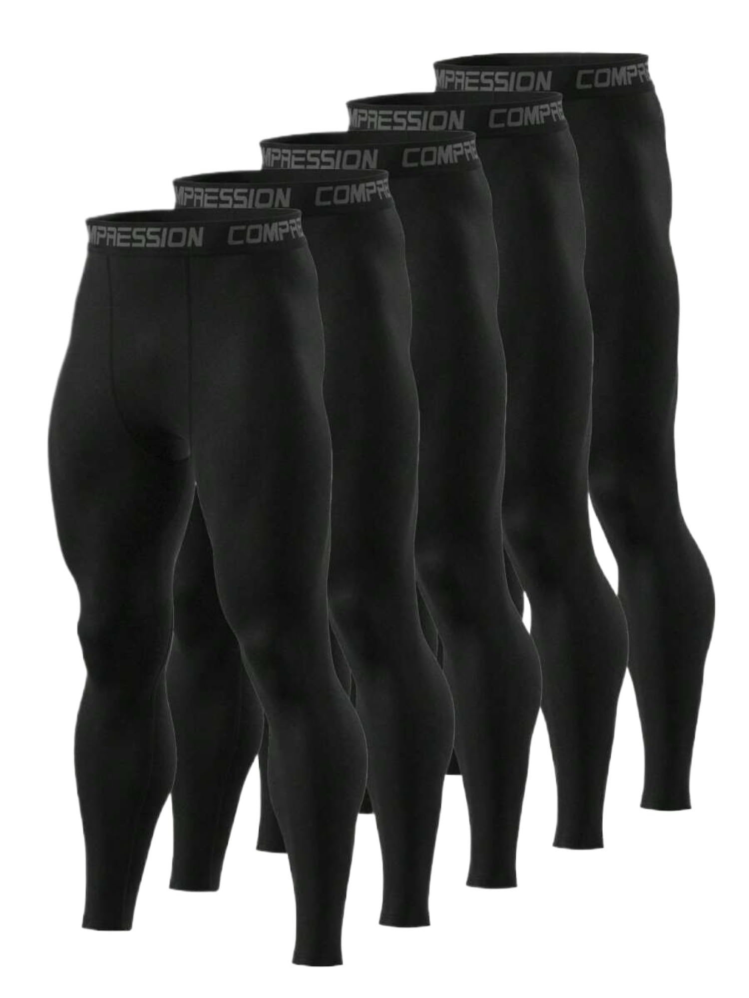 5pcs Men's Fitness Compression - مراجعة Compression Long Pant وسعره