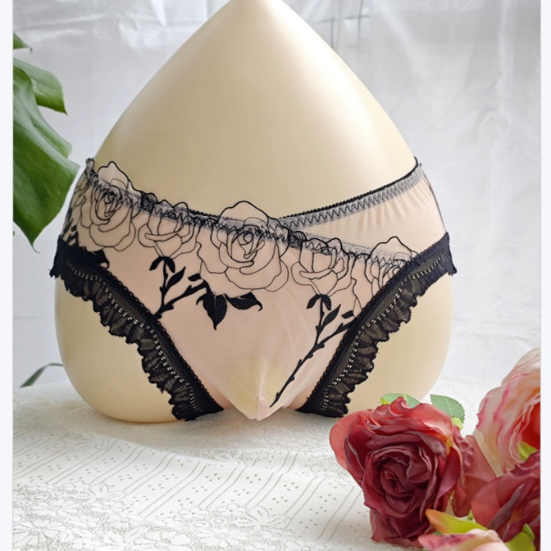 Men's Elegant Embroidery Lace  - مراجعة Pouch Boxer Pouch وسعره
