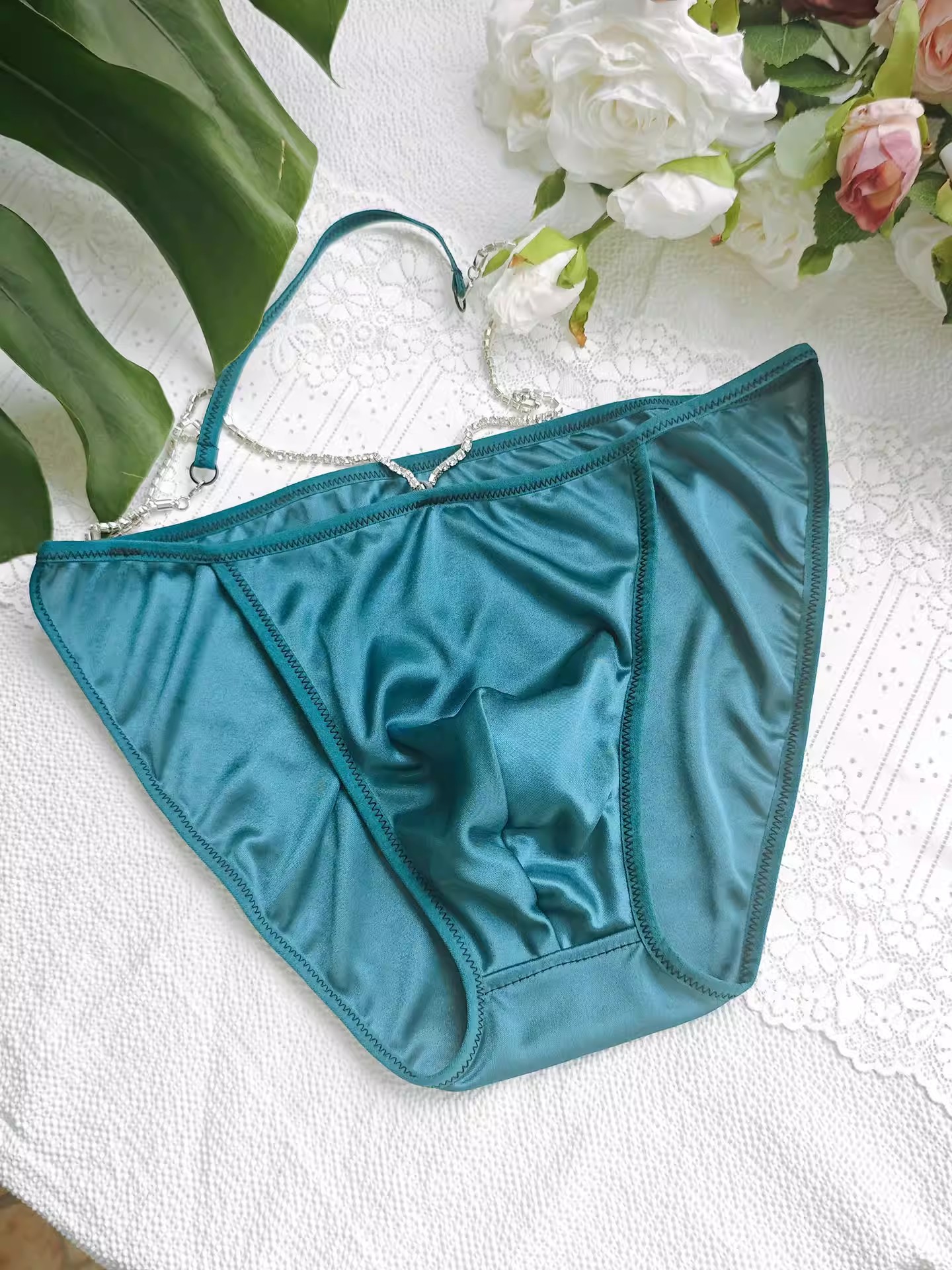 Handmake Man's Satin Sliky Tou - مراجعة Boxer Brief Pack Cotton وسعره