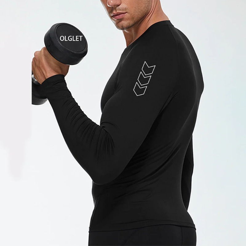 Men Compression Long Sleeve Sh - مراجعة Base Layer Top وسعره